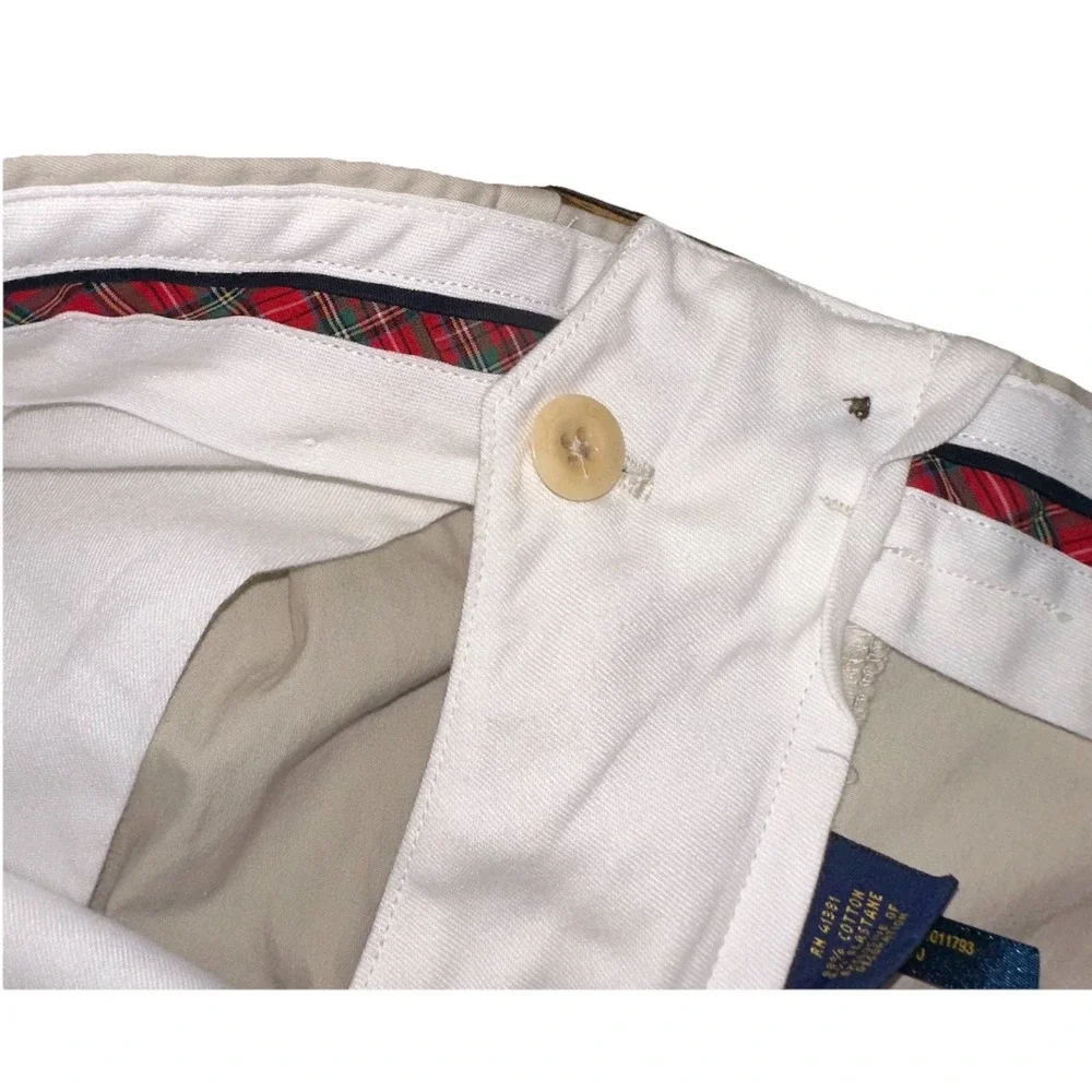 Polo Golf Ralph Lauren Shorts Pleated Classic Fit Cotton Khaki Chino Men's 36‎